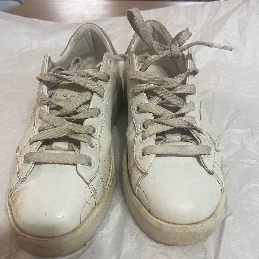 Golden Goose Purestar sneakers with silver tab